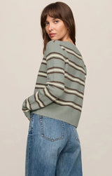Medina Cozy Stripe Cardigan