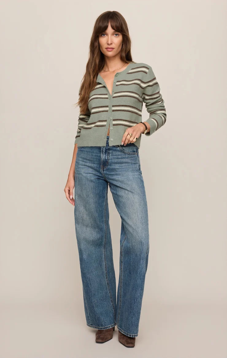 Medina Cozy Stripe Cardigan