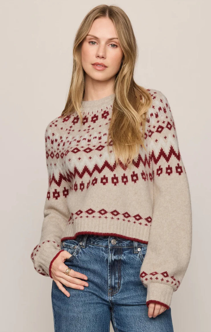 String The Lights Fair Isle Sweater