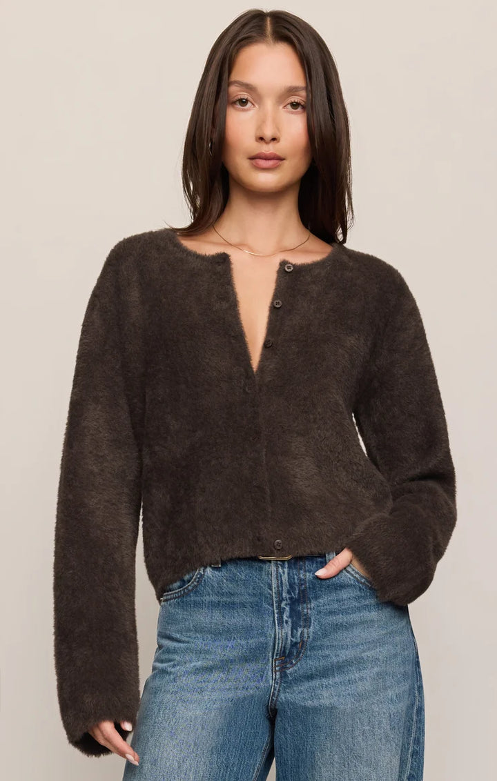 Winterglow Fluffy Cardigan