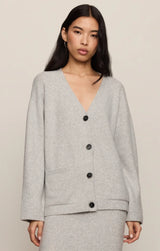 Cozy Moment Cardigan in Feather Grey