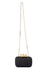 ADELE ORCHID LOCK CLUTCH