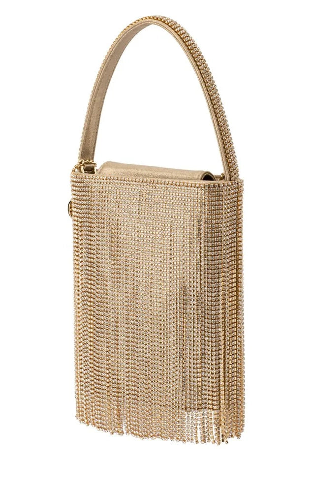 Billie Crystal Fringe Bag