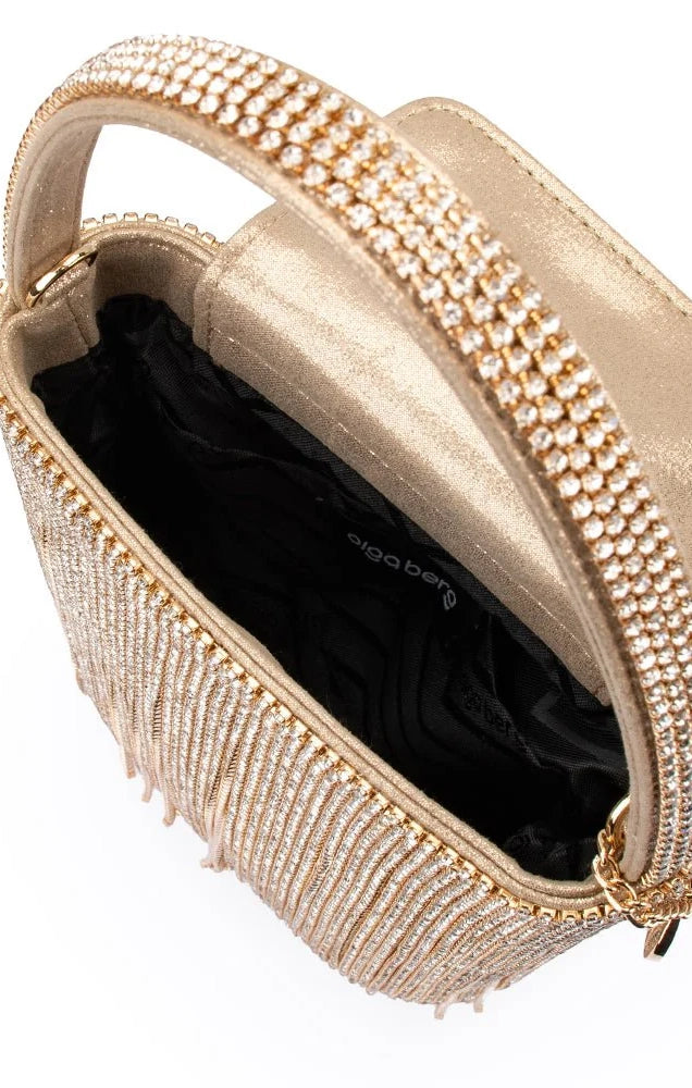 Billie Crystal Fringe Bag