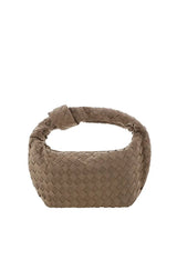 KERI HANDLE BAG IN FAWN SUEDE