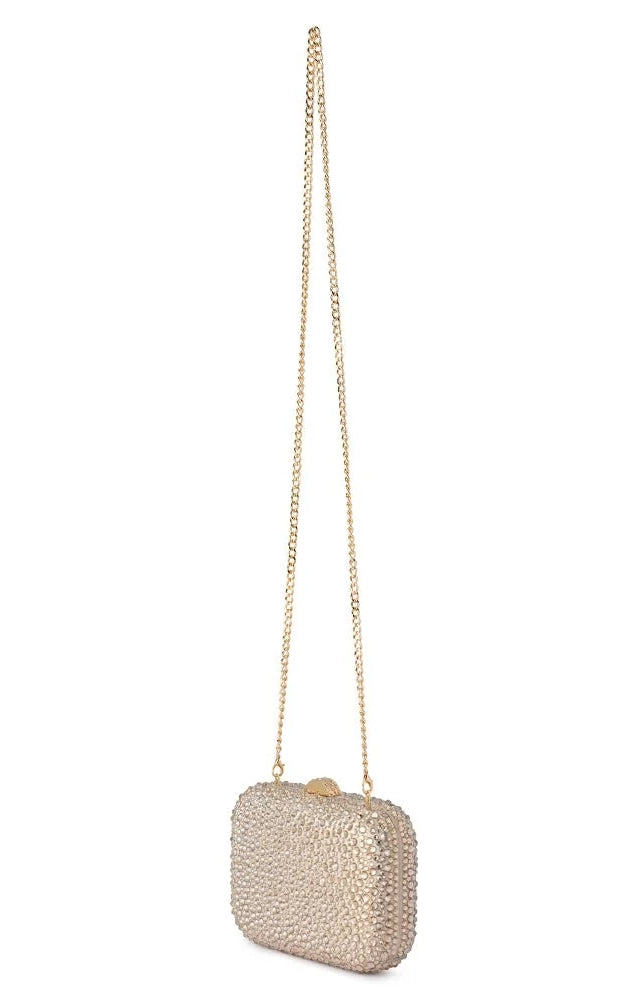 Casey Hot Fix Encrusted Clutch