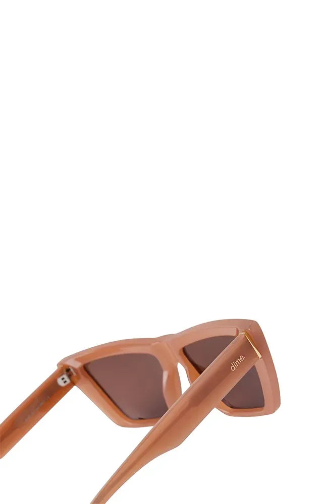 MELROSE SUNGLASSES IN LIGHT TAUPE/LIGHT BROWN