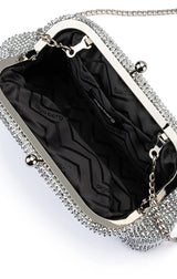 Ela Crystal Mesh Clutch