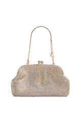 Ela Crystal Mesh Clutch