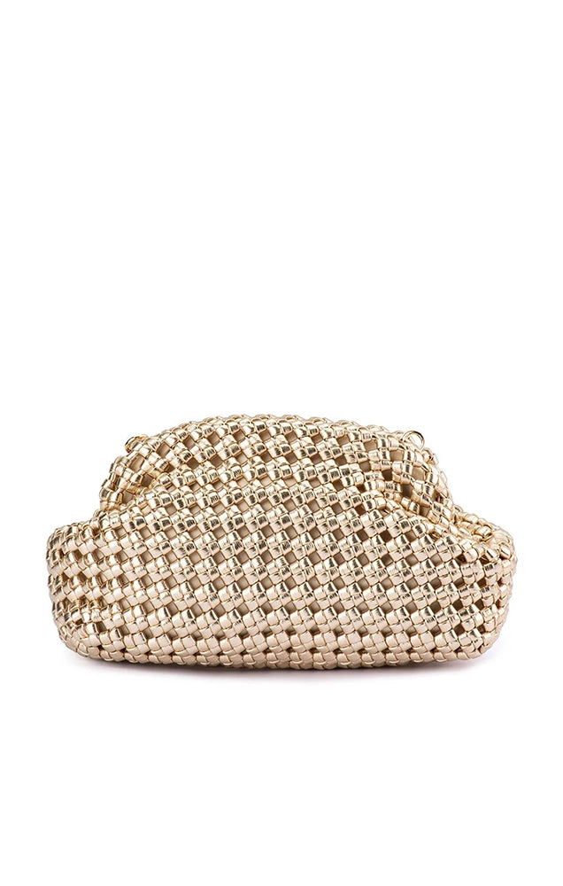 EVERLY HAND WOVEN CLUTCH