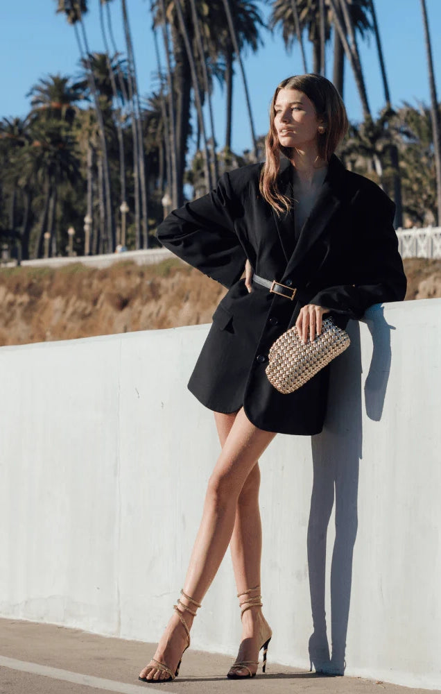 EVERLY HAND WOVEN CLUTCH
