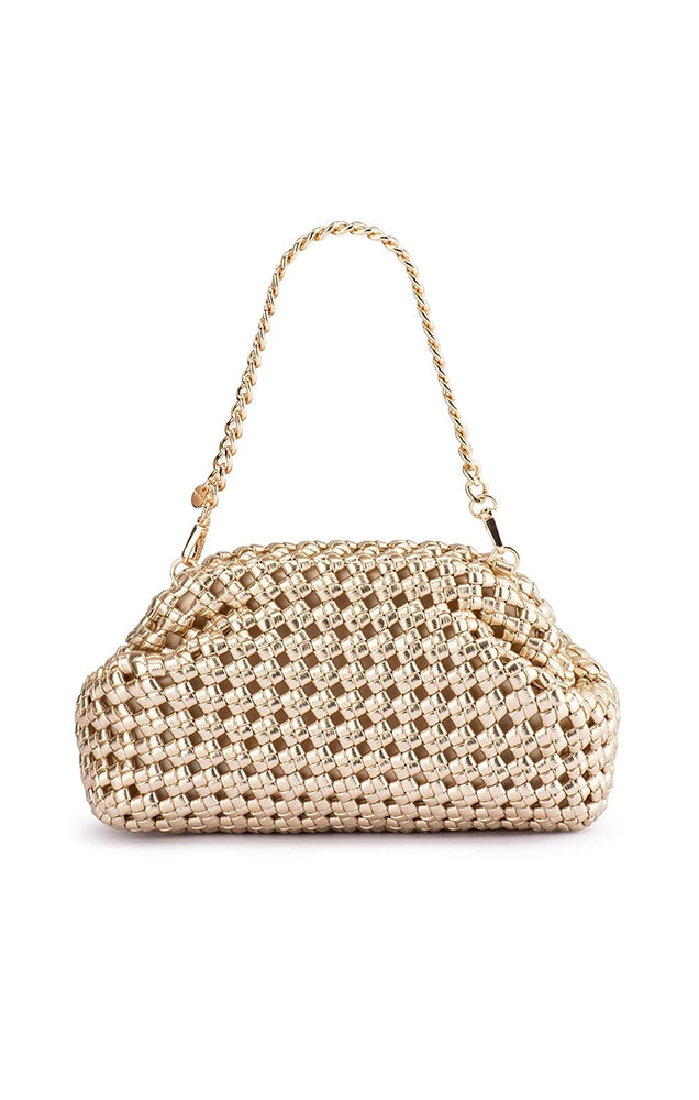 EVERLY HAND WOVEN CLUTCH