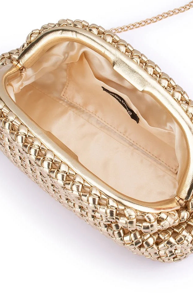 EVERLY HAND WOVEN CLUTCH