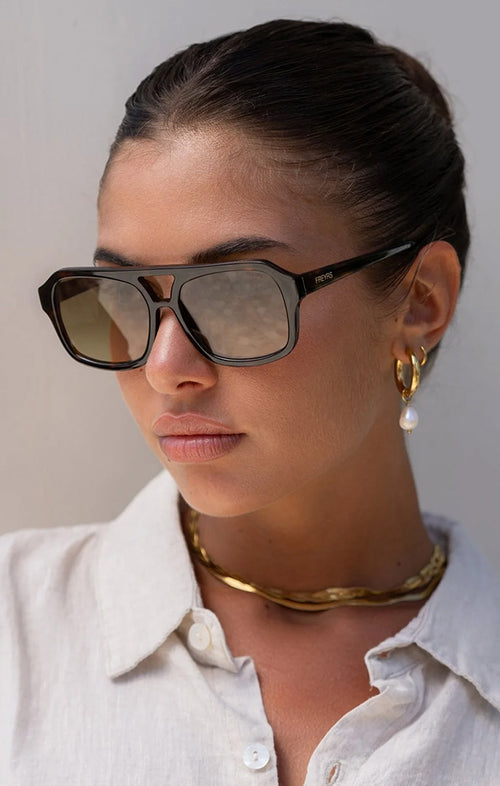 FREYRS HAVANA SUNGLASSES IN DARK TORTOISE