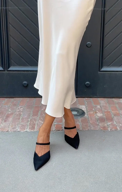 DOLCE VITA KANIKA HEEL IN ONYX SUEDE