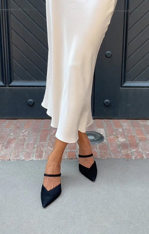 DOLCE VITA REYES BALLET FLAT IN IVORY