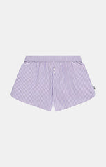 POCKIES LADY BOXERS IN LAVENDER STRIPES