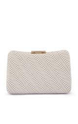 LINDY WOVEN CLUTCH