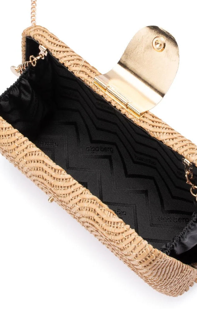 LINDY WOVEN CLUTCH