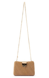LINDY WOVEN CLUTCH