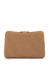 LINDY WOVEN CLUTCH