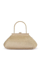 Mimi Ball Mesh Frame Clutch