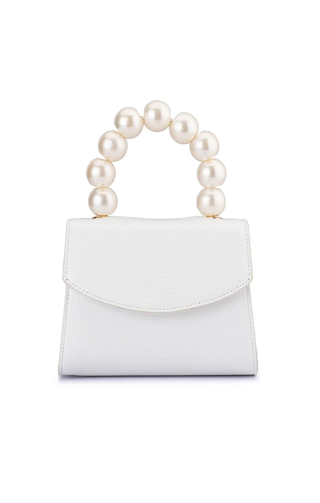 PETA PEARL HANDLE BAG