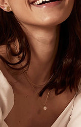 EILA PEARL NECKLACE IN GOLD