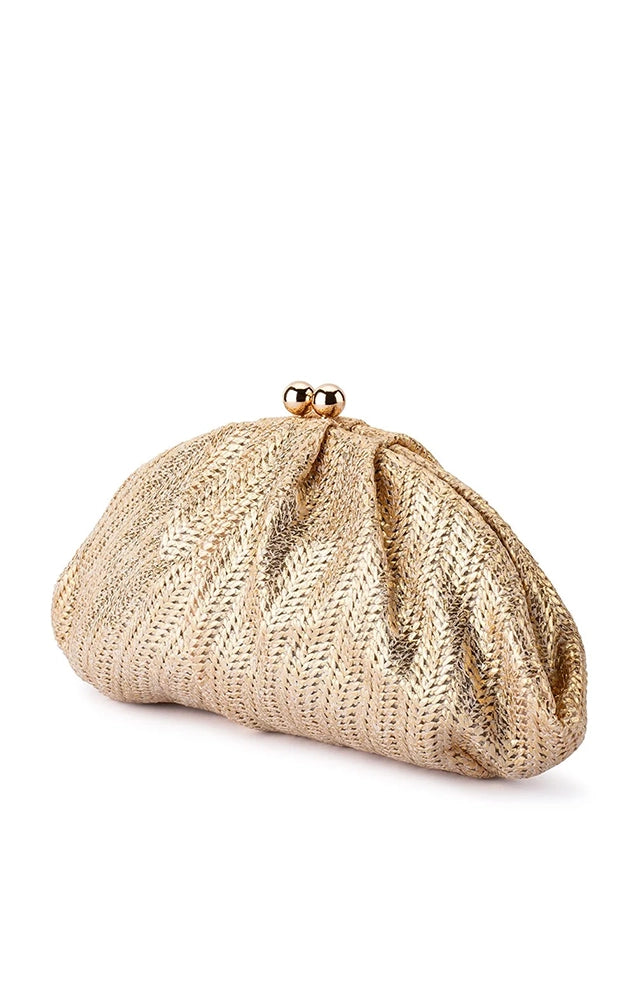 Rita Woven Clutch