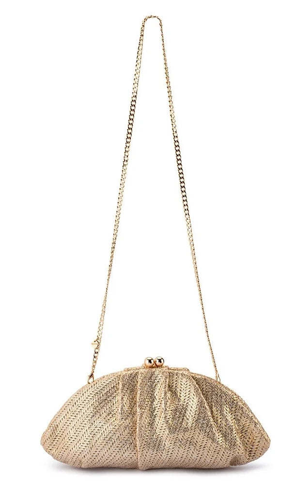 Rita Woven Clutch