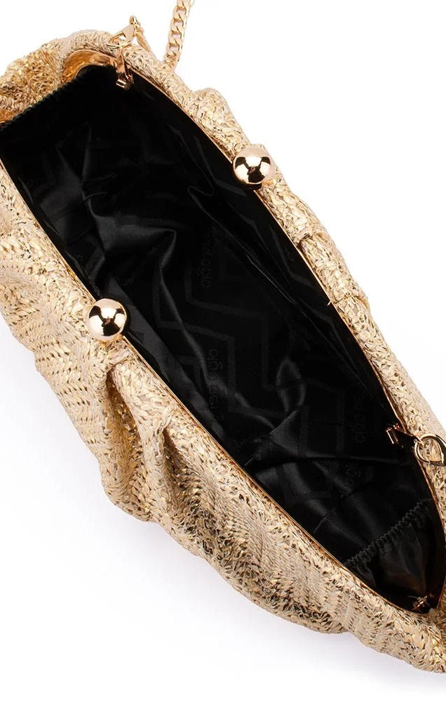 Rita Woven Clutch