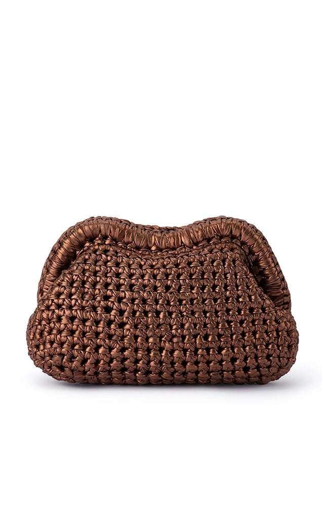 Taylor Crochet Clutch in Bronze
