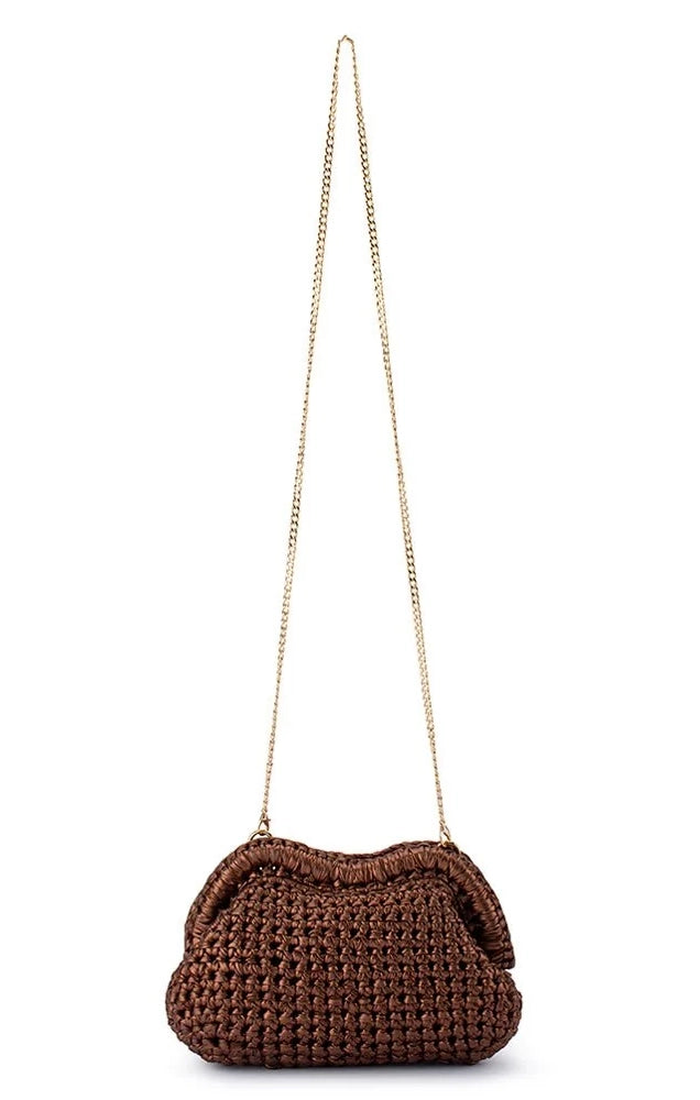 Taylor Crochet Clutch in Bronze