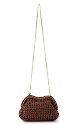 Taylor Crochet Clutch in Bronze