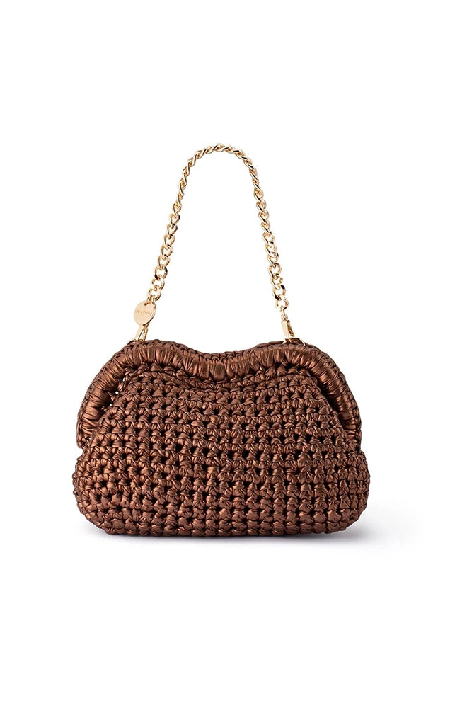 Taylor Crochet Clutch in Bronze