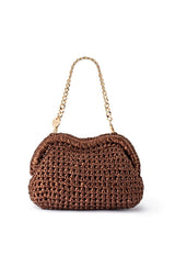 Taylor Crochet Clutch in Bronze