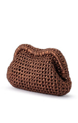 Taylor Crochet Clutch in Bronze