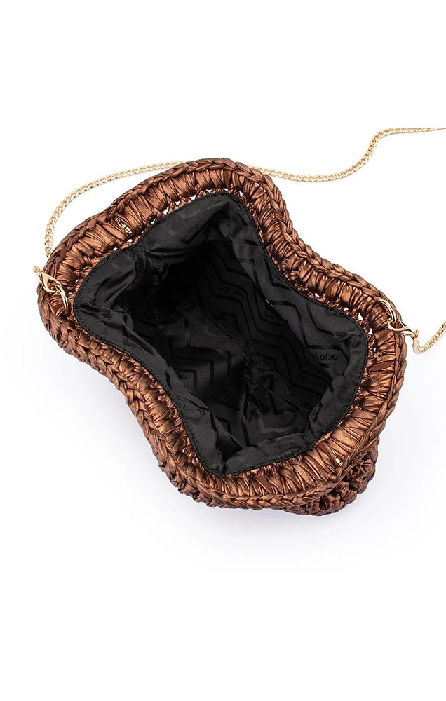 Taylor Crochet Clutch in Bronze