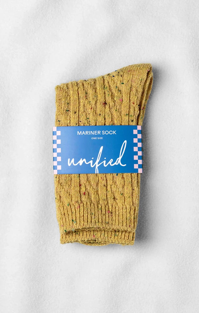 MARINER SOCKS IN LEMON
