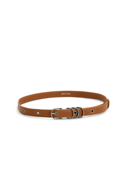 MATT & NAT JULEP VEGAN SKINNY BELT IN CHILI