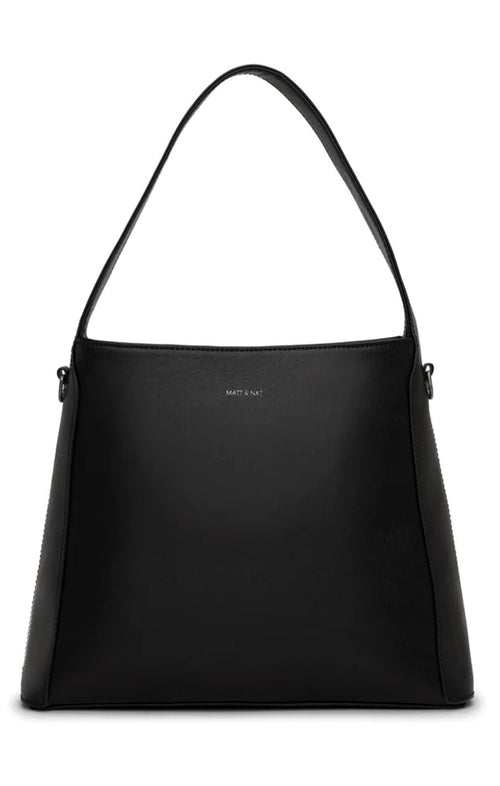 MATT & NAT JADA VEGAN SHOULDER BAG IN BLACK - ARBOR