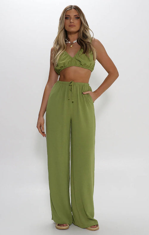 LOST IN LUNAR ZENI PANTS IN GREEN