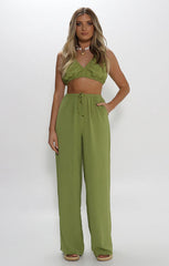 LOST IN LUNAR ZENI PANTS IN GREEN